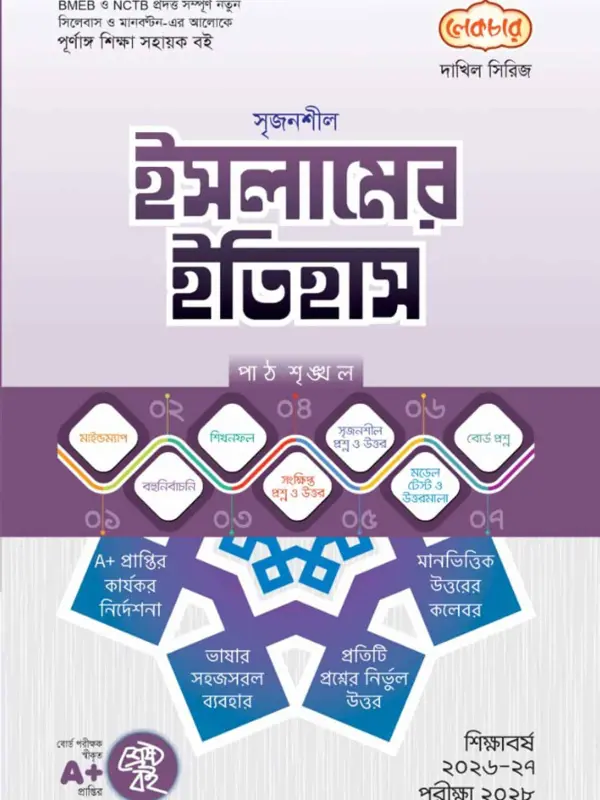লেকচার দাখিল সিরিজ ইসলামের ইতিহাস সহায়ক বই, বইয়ের মলাট