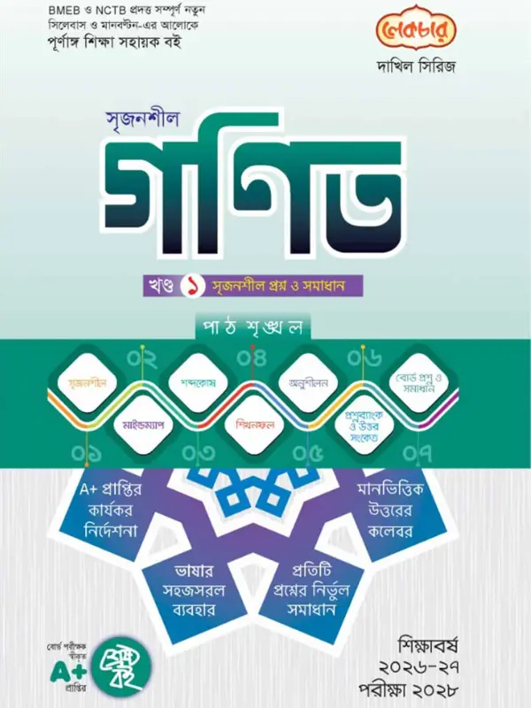 লেকচার দাখিল সিরিজ গণিত [ খণ্ড : ১-২ ] সহায়ক বই, বইয়ের মলাট